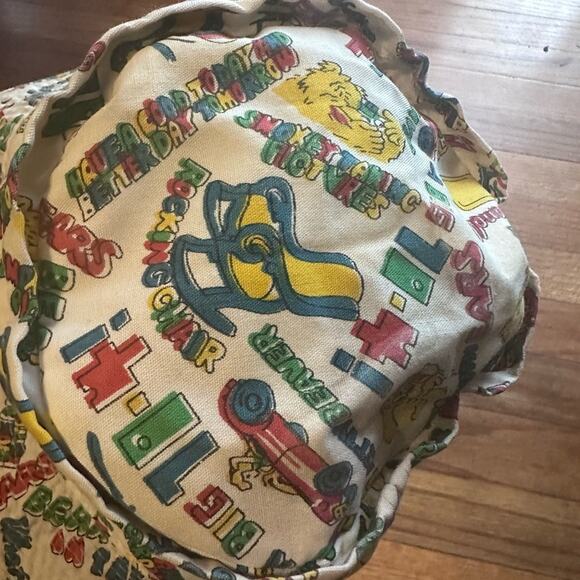 Vintage YR Smokey Bear Bucket Hat Roll Up Graphic Retro Outdoor USA main image 5